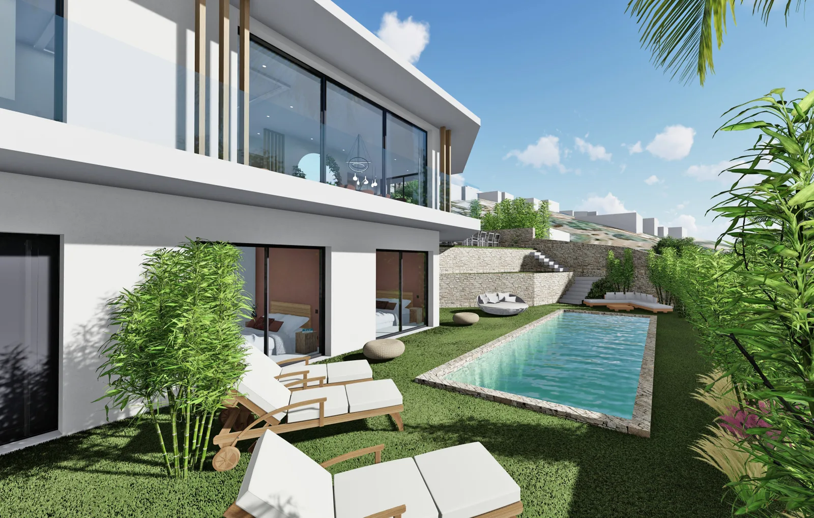 Villa Basse - Domaine de 3 villas - Bandol (83)