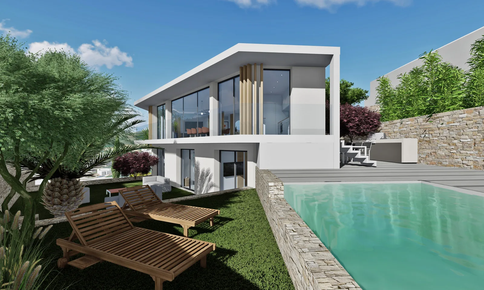 Villa Haute - Domaine de 3 villas - Bandol (83)