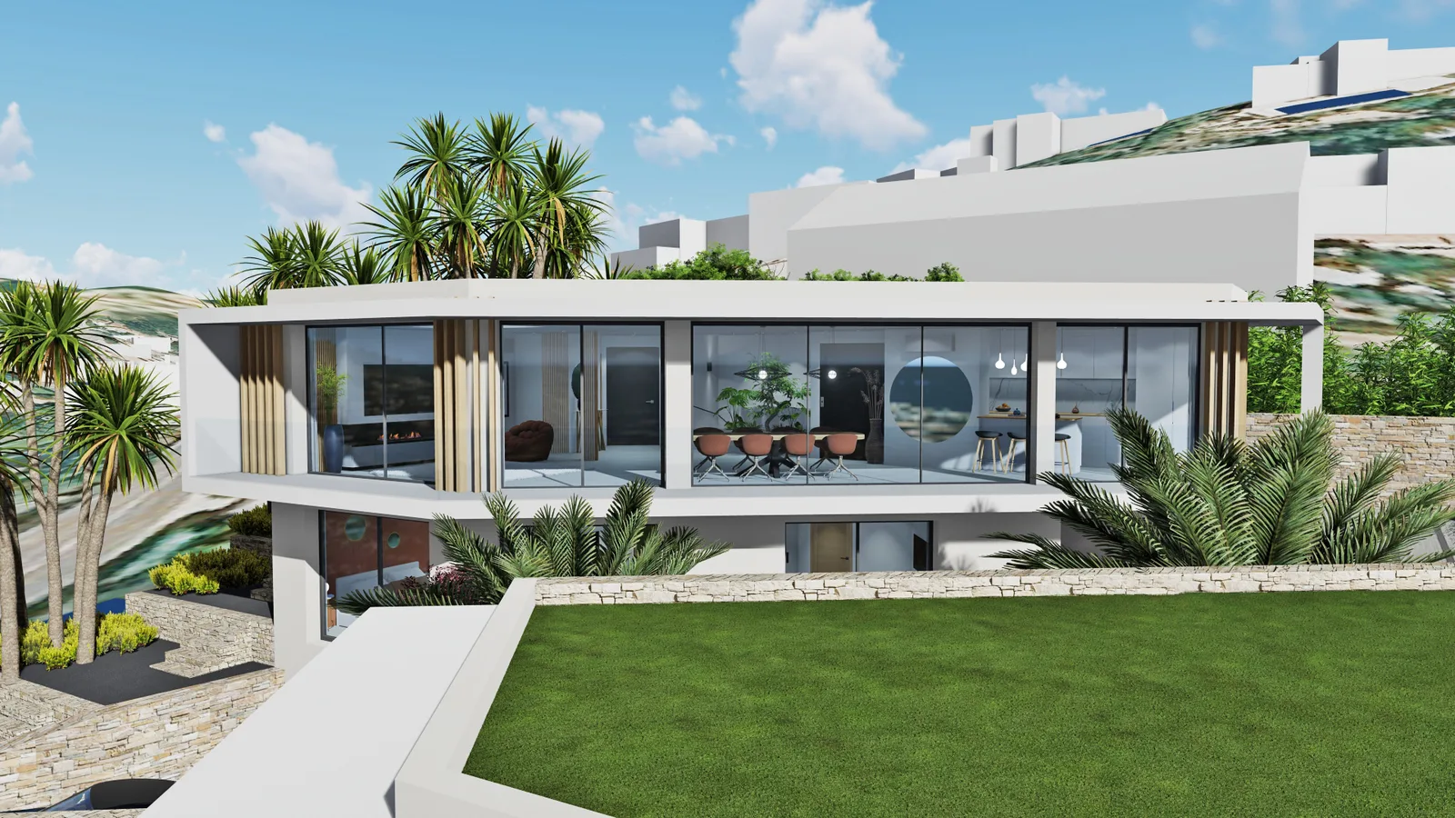 Villa Haute - Domaine de 3 villas - Bandol (83)